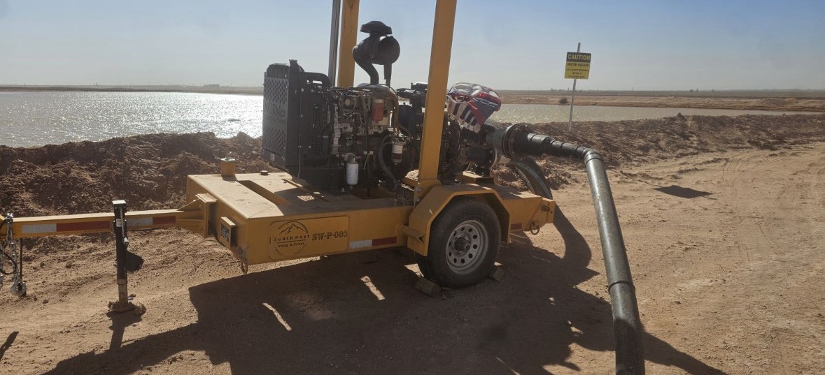 rental diesel water pump